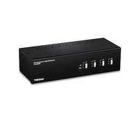 Trendnet TK-440DP switch per keyboard-video-mouse (kvm) Nero, Argento [TK-440DP]