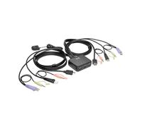 Eaton Switch KVM a 2 porte con cavo USB/HD, audio/video, cavi e condivisione periferiche USB