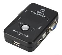 Switch KVM VGA, Switch KVM VGA a 4 porte Switch manuale USB 2.0 Switcher, switch KVM VGA Convertitore manuale a 4 porte(2)