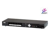 Switch KVMP™ multi-visualizzazione USB 4K HDMI a 4 porte - 4096 x 2160 Pixel - Collegamento ethernet LAN - 4K Ultra HD - Montaggio rack - 16 W - 1U