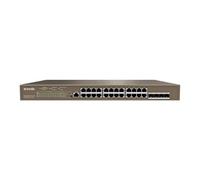 Switch L3 Managed PoE 24 porte Gigabit + 4 SFP 410w