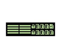 Switch Label Decals,Self-Adhesive Luminous Stickers,Glow-in-the-Dark Fluorescent Labels | Night Visibility, Car Buttons, Dashboard, Strong Adhesion, Automotive Decoration, Easy Application, DIY Access
