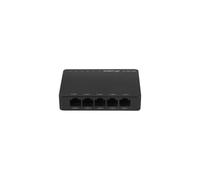 Lanberg Switch DSP2-1005-12V 5 porte Gigabit (10/100/1000) non gestito Nero EU Plug