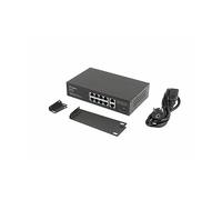 Switch LANBERG RSFE-8P-2GE-120, 8 porte