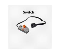 (Switch) Lego Technic Power Functions Parts Lot with Motor, Remote, Receiver & Battery Box for Building Sets