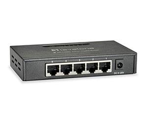 SWITCH LEVELONE 5X GE GEU-0523 GIGABIT METAL
