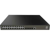 Level One Switch di rete GEL-2871 Gestito L2+ 28 porte (24x RJ45, 4x SFP) Gigabit Nero 1U