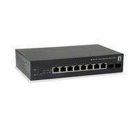 LEVELONE GEP1051 - 10-port Gigabit Ethernet switch, PoE, SFP