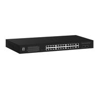 Switch LevelOne GEP-2841 Gestito 24 Porte Gigabit PoE 2 SFP Rack 1U 375W