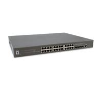 Level One Switch di rete GTP-2871 – 28 porte Gigabit, 24x PoE, L3 Lite, 4x 10Gb SFP+, 400W