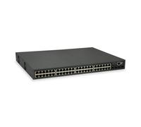 LevelOne GTP-5271 - Switch Gigabit PoE a 52 porte, L3 Lite gestito, 4 x 10 GbE SFP+, 48 uscite PoE, budget di prestazioni PoE da 400 W