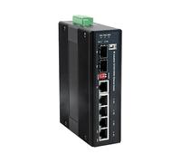 LevelOne Switch IES-0600 4x Gigabit (10/100/1000) Nero Montabile a parete