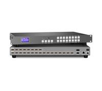 Switch matrice/video HD 4x4 8x8 8x16 16x16 16x32, switcher host segnale digitale stile chassis 1080P,Flessibile(Rojo,With Network Control)