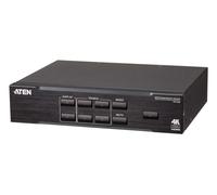Switch matrix presentazioni True 4K 4x2 - Aten IDATA VP-1420, 4 ingressi (3 HDMI, 1 VGA), 2 uscite HDMI, HDR, scaler