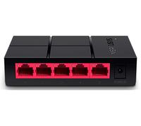 Mercusys Switch di rete 5 porte Black e Red MS105G Gigabit (1000Base-TX)