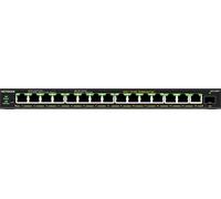 Switch NETGEAR 16 porte PoE+ Gigabit Ethernet Plus ad alta potenza (231W) con 1 porta SFP (GS316EPP) Connessione Gigabit Ethernet (10/100/1000) gestita, con supporto dell'alimentazione via Ethernet (P