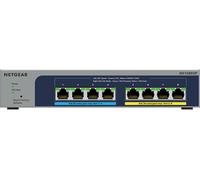 NETGEAR Switch 8 Porte PoE MS108EUP, Switch LAN Multi-Gig (porte da 1 e 2.5 Gbps), Switch Plus Ultra60 PoE++ 230 W