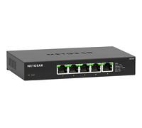 NETGEAR Switch Ethernet Unmanaged Multi-Gigabit 5 porte (MS305) - Switch Ethernet 2.5 gigabit porte da 1G/2,5G, montaggio su scrivania o a parete