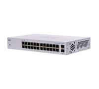 Switch non gestito Cisco Business CBS110-24T-D | GE a 24 porte | 2x1G SFP condiviso | Protezione limitata a vita (CBS110-24T-D)