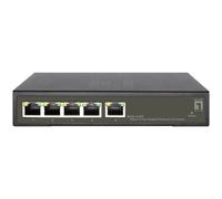 Switch non gestito in metallo a 8 porte Gigabit Level One, compatto e silenzioso