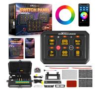 Switch Panel 6 Pulsanti Touch RGB Retroilluminato APP For SUV 4x4 Offroad 12-24V
