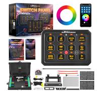 Switch Panel RGB 12 Gang Touch Control For Veicoli Universali Auto Barca UTV ATV