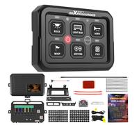 Switch Panel Touch 6 Canali RGB For Veicoli Off-Road UTV ATV Marine 720W 12V 24V