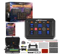 Switch Panel Universale 6 Gang Touch For Auto Truck ATV UTV Boat 4 Modalità 60A