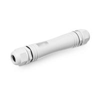 Switch passthrough PoE Gigabit per esterni, 1 PoE in 1 Estensore PoE, IEEE802.3af/at PoE alimentato da 30 W, Ethernet 10/100/1000 Mbps, IP67 impermeabile Plug and Play