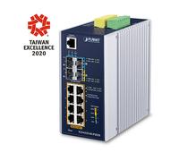Switch PLANET IP30 DIN-rail Industrial L3 8P