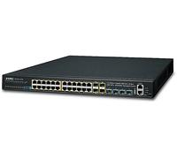 PLANET SGS-6341-24P4X switch di rete Gestito L3 Gigabit Ethernet (10/100/1000) Supporto Power over (PoE) 1U Nero [SGS-6341-24P4X]