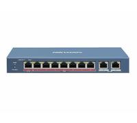Switch PoE 10 Porte 10/100Mbps con 2 porte Uplink Hikvision DS-3E0310HP-E