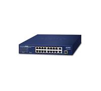 Switch PoE+ 16 Porte - PLANET - FGSD-1821P - 185W - 2 Porte Gigabit - Rackabile 1U