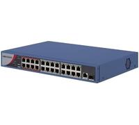 Switch PoE 24 Porte Hikvision DS-3E0326P-E-M Unmanaged Fast Ethernet con 2 Porte