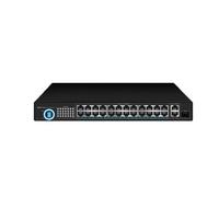 Switch POE da 100 M a 16/24 porte Switch Ethernet con 2 porte RJ45 uplink 10/100/1000 M e 1 smart switch AI con slot SFP da 100/1000 M (Color : EW-S1726CFU-AP)