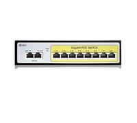 Switch PoE Gigabit completo a 8 porte Switch Ethernet 48 V Alimentazione integrata Rete 120 W Adatto for telecamere IP