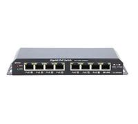 Switch PoE Gigabit Extralink Kratos a 7 porte, 1 collegamento RJ45, 60 W, Plug and Play, doppio fusibile PTC su ogni porta di uscita, corrente massima in ingresso - 2,5 A