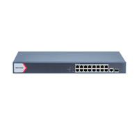 Switch PoE Hikvision 16 Portas Gigabit + 1 PoE - DS-3E1518P-EI/M