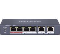 Switch POE non gestito Fast Ethernet Hikvision DS-3E0106P-E/M a 4 porte NEW
