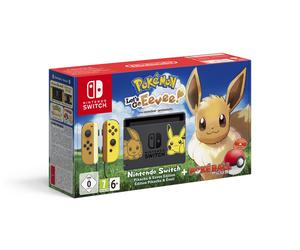 Switch & Pokémon: Let's Go, Evoli! - Console di gioco portatile 15,8 cm (6,2 ) 32 GB Wifi Nero, Giallo - Nouvo