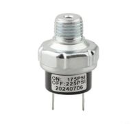 Switch Pressione 20A per Clacson Treno Off-Road Switch Pressione | Attivazione automatica 175-225 PSI, compatibile 12V/24V DC, metallo per robusto, montaggio diretto serbatoio