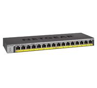 NETGEAR GS116LP Non gestito Gigabit Ethernet (10/100/1000) Supporto Power over Ethernet (PoE) Nero