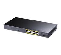 CUDY SWITCH RETE 16 PORTE POE + 2 SLOT SFP GIGABIT 10/100/1000MBPS 200W (GS1020PS2)**PUOI PAGARE ANCHE ALLA CONSEGNA!!!**
