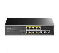SWITCH RETE 8 PORTE POE + 2 PORTE UPLINK 10/100MBPS 120W (FS1010P)