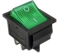Switch Rocker 31 * 25mm Series 4pin 6pin 1 6A 250 V. Snap-in Dpst on/Off Position Snap Boat Feet Copper 3d6p(G-led,2 pcs)