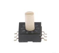 Switch Rotativo Compatto per montaggio per superficie per smd | Plastica nera , leggero 89g, urti, uso quotidiano, affidabile performance
