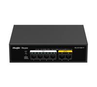 Switch Ruijie RG-ES106F-P 6x RJ45 10/100Mbps 4x PoE+ 2x Uplink Metallo