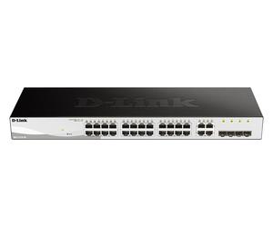 Switch semi-gestito D-Link Combo 24 porte Gigabit + 4 porte Giga