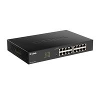 D-Link DGS-1100-16V2 Smart Switch Gestito, 16 Porte Gigabit, Supporto VLAN, Funzionalità Layer 2, QoS, 802.3az EEE, Senza Ventole