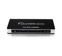 Switch / Splitter HDMI Matrix 4x2 UHD 4K2K 3D con funzione EDID
